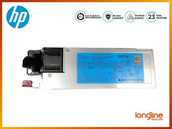Hp 500W Power Supply FOR G9 720478-B21 754377-001 723594-001 - 2