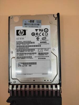 HP 72GB 6G SAS 15K SFF 2.5'' HDD 512545-B21 512743-001
