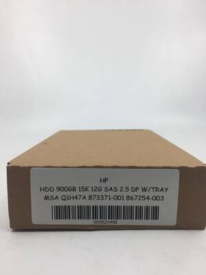 HP 900GB 15K 12G SAS 2.5 Q1H47A 873371-001 867254-003