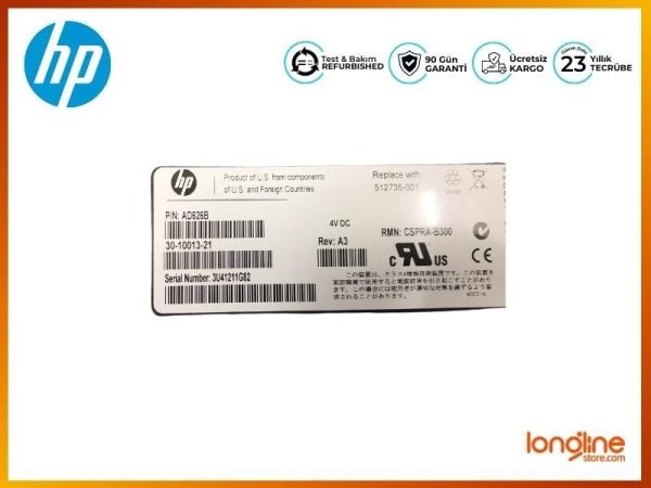 HP AD626B 30-10013-21 Cache Battery 4VDC EVA 4000/6000 - 4