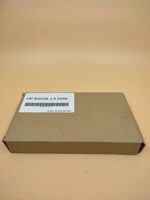 HP HDD 600GB 15K 6G SAS 3.5 DP AP860A 601777-001 604088-001 - 1