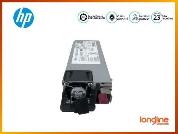 HPE 500W FLEX SLOT PLATINUM POWER SUPPLY 865408-B21 - 1