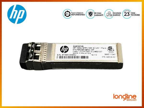 HP SFP+ 16GB SHORT WAVE XCVR 850NM QW923A 680536-001
