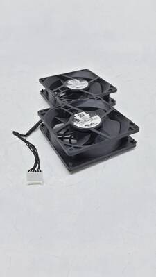 HP Z620 Z640 Z820 Z840 80mm 12VDC Rear Dual Fan 644315-001 - 3