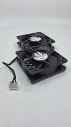 HP Z620 Z640 Z820 Z840 80mm 12VDC Rear Dual Fan 644315-001 - 4