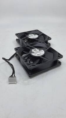 HP Z620 Z640 Z820 Z840 80mm 12VDC Rear Dual Fan 644315-001 - 4