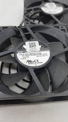 HP Z620 Z640 Z820 Z840 80mm 12VDC Rear Dual Fan 644315-001 - 5
