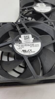 HP Z620 Z640 Z820 Z840 80mm 12VDC Rear Dual Fan 644315-001 - 6