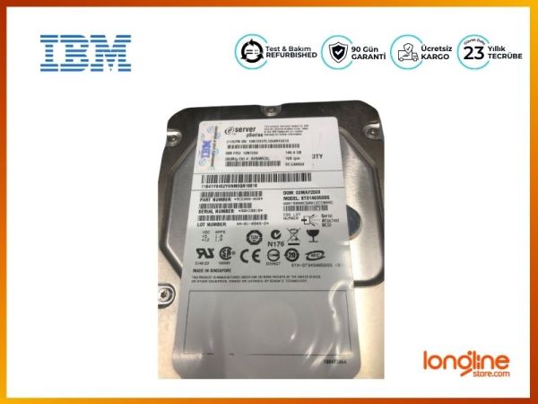 IBM 146.8GB 15K RPM SAS DISK DRIVE 10N7232 10N7204
