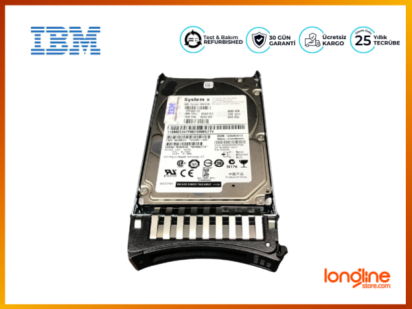 IBM 600GB 10K 6G SAS 2.5 INCH G2HS HYBRID 600 GB HDD 00AD103 - 2