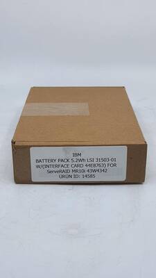 IBM BBU07 Battery 43W4342 46C9040 For M5014 M5015 LSI 9260 9261