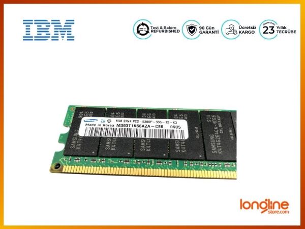 IBM DDR2 RDIMM 8GB 667MHZ PC2-5300P 2RX4 ECC REG 43X5022 43V7355