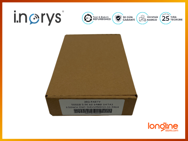 I.NORYS 500GB 5.9K 6G 64MB SATA3 3.5