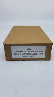 INTEL CPU XEON 6-CORE X5670 2.93HZ 12MB 6.4GT/S FCLGA1366 SLBV7 - 1