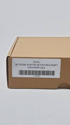 INTEL NETWORK ADAPTER QP PCIE PRO/1000PT EXPI9404PTLBLK