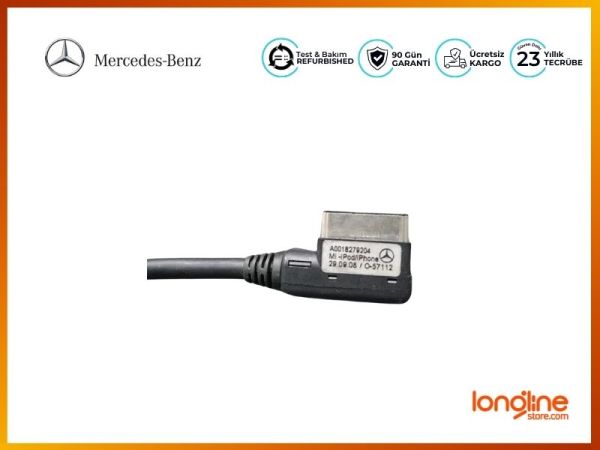 Mercedes iPod iPhone 5 6 S SE Audio Interface Cable Lead A003827 - 1