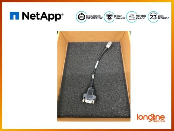 NETAPP X881-R6 CONSOLE SERIAL CABLE ADAPTER 112-00054 RJ45-DB9