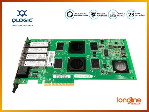 Qlogic NETWORK ADAPTER FC 4Gb QP PCI-E QLE2464-NAP