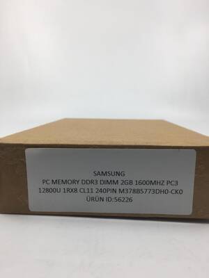 Samsung 2GB 1Rx8 PC3-12800U Desktop Ram M378B5773DH0-CK0