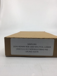 SAMSUNG 8GB DDR3 PC3L12800R REG ECC RAM M393B1G70BH0-YK0 - Samsung (1)