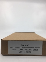 SAMSUNG - SAMSUNG M312L6523FH3-CB3E0 512MB DDR-333MHz PC2700 ECC Reg RAM (1)