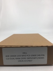 DELL - DELL SNP9J5WFC/4GWS - 4GB (1X4GB)1333 MHZ PC3-10600 240-PIN CL9 DUAL RANK DDR3