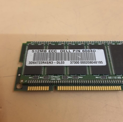 SDRAM DIMM 512MB 100MHZ PC100 168-PIN ECC CL2 6084D - Thumbnail