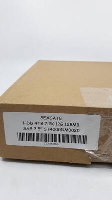 SEAGATE HDD 4TB 7.2K 12G 128MB SAS 3.5 ST4000NM0025