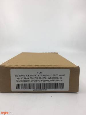 Sun 500GB 10K 3G SATA 2.5 7042768 7042764 WD5000BLHX - 2