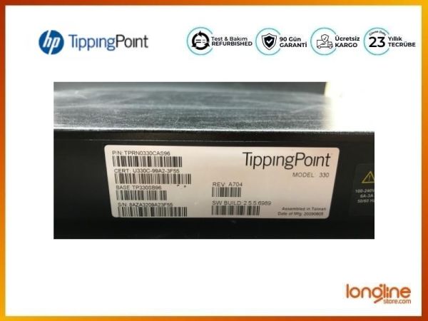 TippingPoint 330 300Mbps 8-Port Network Security Intrusion Preve - 3