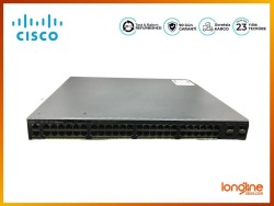 CISCO - CISCO WS-C2960X-48FPS-L 2960-X 48 GigE PoE 740W Switch