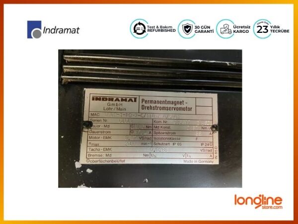INDRAMAT 090B-1-PD-2-C / 110-A-0 / S001 Servo Motor 090B-1-PD-2-C/110-A-0/S001 - 3