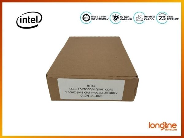 INTEL CORE I7-2630QM QUAD CORE 2.0GHZ 6MB CPU SR02Y - 1