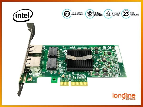 Intel D33682 Dell X3959 0X3959 PCI-e 4x Dual-Port Gigabit Network Adapter - 3