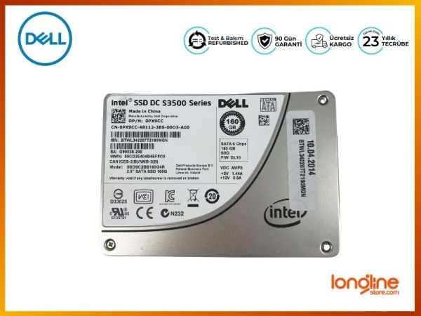 Intel DC 0PX9CC S3520 160GB SATA S 2.5
