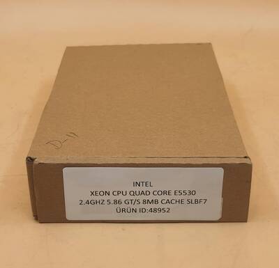 INTEL XEON CPU QUAD CORE E5530 2.4GHZ 5.86 GT/S 8MB CACHE SLBF7 - 2