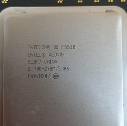 INTEL XEON CPU QUAD CORE E5530 2.4GHZ 5.86 GT/S 8MB CACHE SLBF7 - Thumbnail