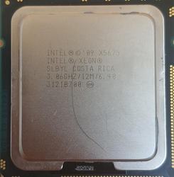 Intel XEON X5675 6C 3.06GHZ 12MB 1333MHZ 95W CPU SLBYL - Thumbnail