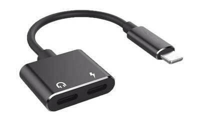 iphone 7 8 X Plus Lightning Kulaklık Şarj Çevirici Dönüştürücü Adaptör Aux Kablosu Şarz Çevirm - 2