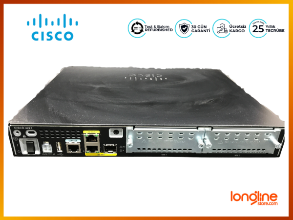 ISR4221/K9 CISCO ISR 4221 ROUTER, 2GE,2NIM,4GB/4GB MEMORY - 2