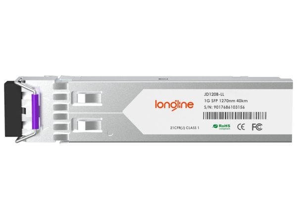 JD120B HPE H3C Compatible 100BASE-LX SFP 1310nm 10km DOM Duplex LC SMF Transceiver Module for HPE FlexNetwork and FlexFabric Switch Series