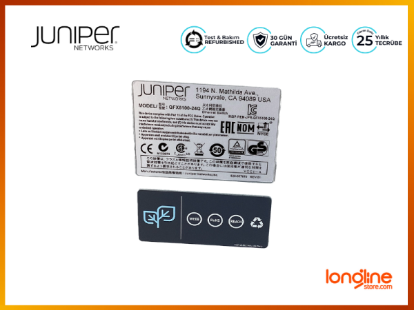Juniper Networks QFX5100-24Q-3AFO 24x QSFP+ Ports x2 QFX-EM-4Q +Dual AC - 3
