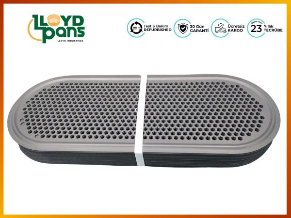 LloydPans Kitchenware Non Stick Aluminum 7 in. Pizza Pan - 1