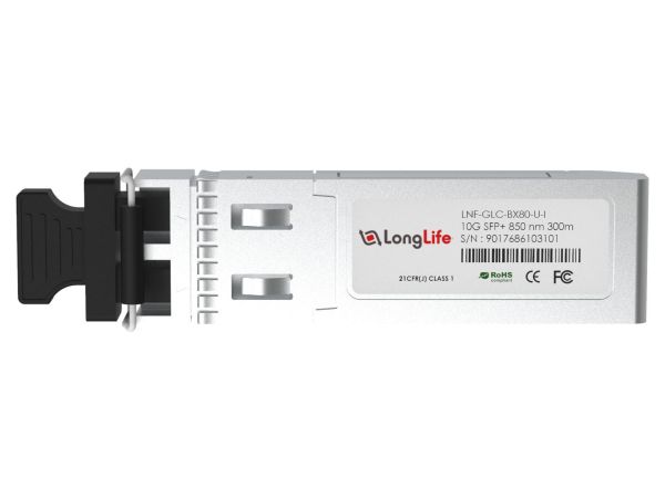 Longlife LNF-GLC-BX80-U-I 1000BASE-BX BiDi SFP 1490nm-TX/1570nm-RX for Cisco - 2