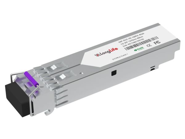 Longlife LNF-GLC-FE-100FX-RGD 100BASE-FX SFP 1310nm 2km DOM for Cisco Transceiver - 1