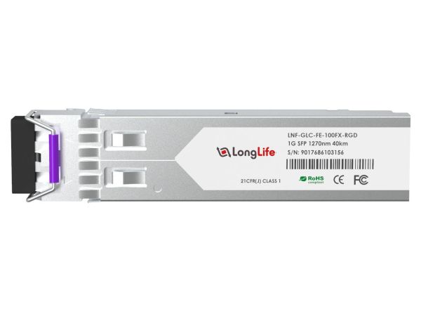 Longlife LNF-GLC-FE-100FX-RGD 100BASE-FX SFP 1310nm 2km DOM for Cisco Transceiver - 2