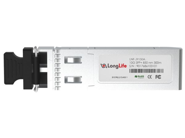 Longlife LNF-J9150A HPE ProCurve Compatible 10GBASE-SR SFP+ 850nm 300m Transceiver 