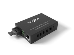 Longline 10/100/1000M 1310/1550nm WDM BiDi 10Km SC Media Converter - LONGLINE