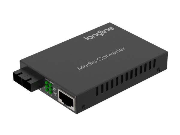 Longline 10/100/1000M 1310NM SM 40KM SC Media Converter LNG-8110GSA-11-40-AS - 1
