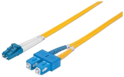LONGLINE - Longline 10/100/1000M 1310nm SM 40Km SC Media Converter + Single-mode Duplex LC/UPC-SC/UPC 10 Metre Fiber Kablo (1)